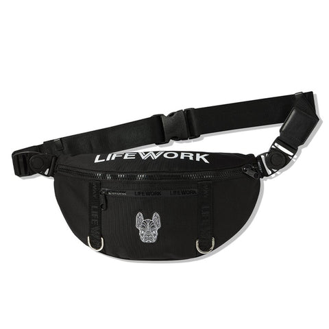 LifeWork D-Ring Waist Bag Black