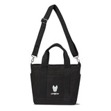 LifeWork 2-Way Canvas Tote Bag Black lifework lifework - originalfook singapore