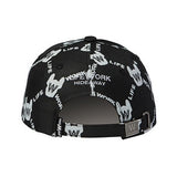 LifeWork Monogram Logo Baseball Cap Black lifework lifework - originalfook singapore