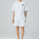 LifeWork Round Logo Shorts Grey LIFEWORK LIFEWORK - originalfook singapore