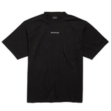 Balenciaga New Back Logo Medium Fit Tee Black - ORIGINALFOOK