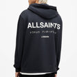 AllSaints Underground Logo Black Hoodie - ORIGINALFOOK