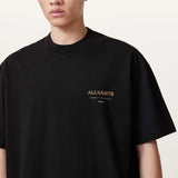 AllSaints Underground Logo Tee Black Snake ALLSAINTS ALLSAINTS - originalfook singapore