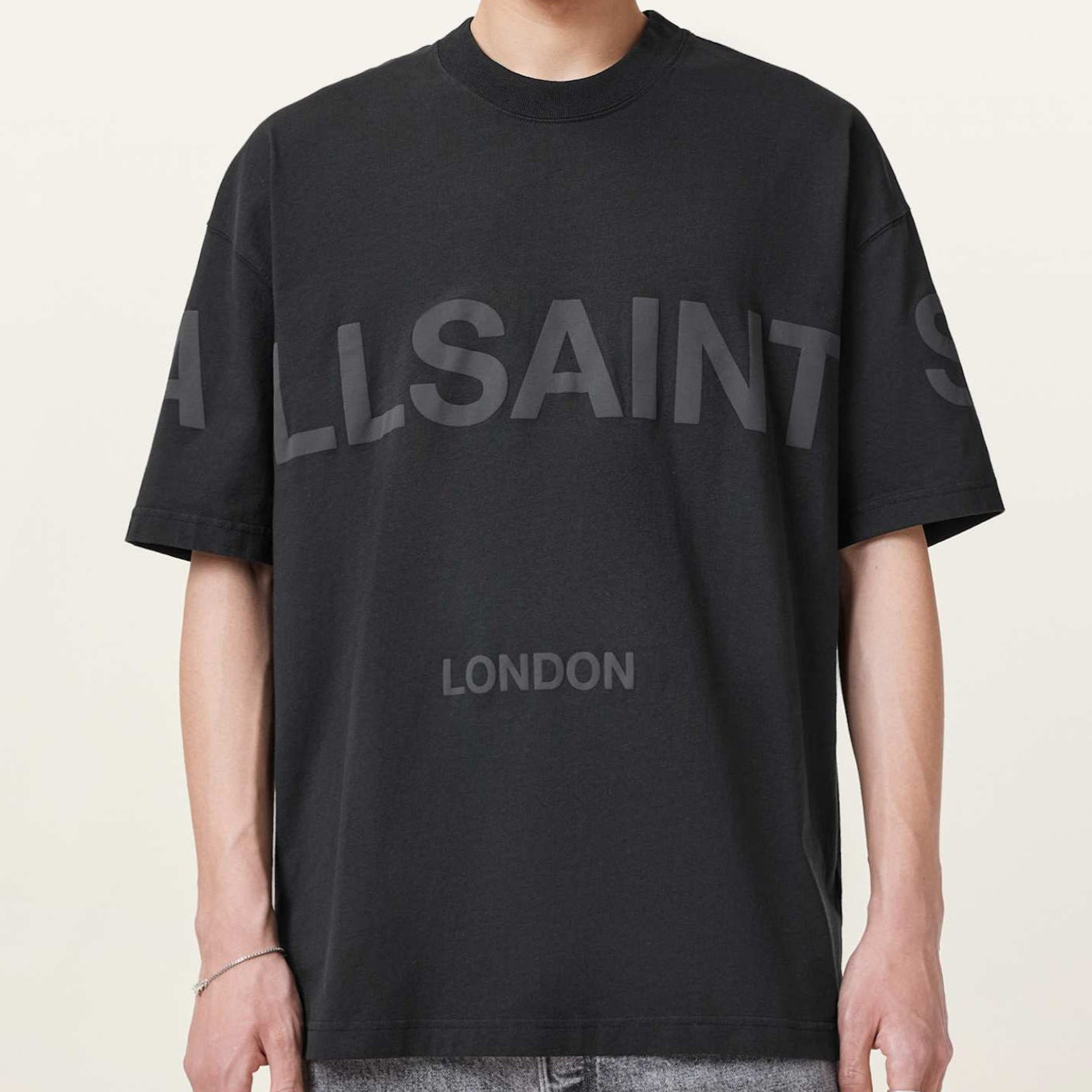 Over Sized Logo S/S Tee S サイズ Buy AllSaints Big Logo Oversized Tee Black online in Singapore