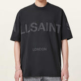 Allsaints Big Logo Oversized Tee Black