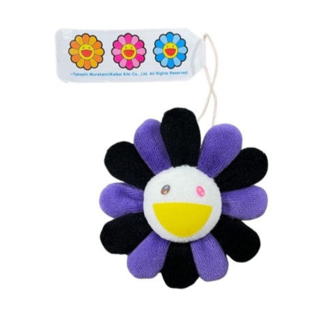 Takashi Murakami Kaikai Kiki Flower Plush Badge/Keychain/Pin Purple TAKASHI MURAKAMI TAKASHI MURAKAMI - originalfook singapore