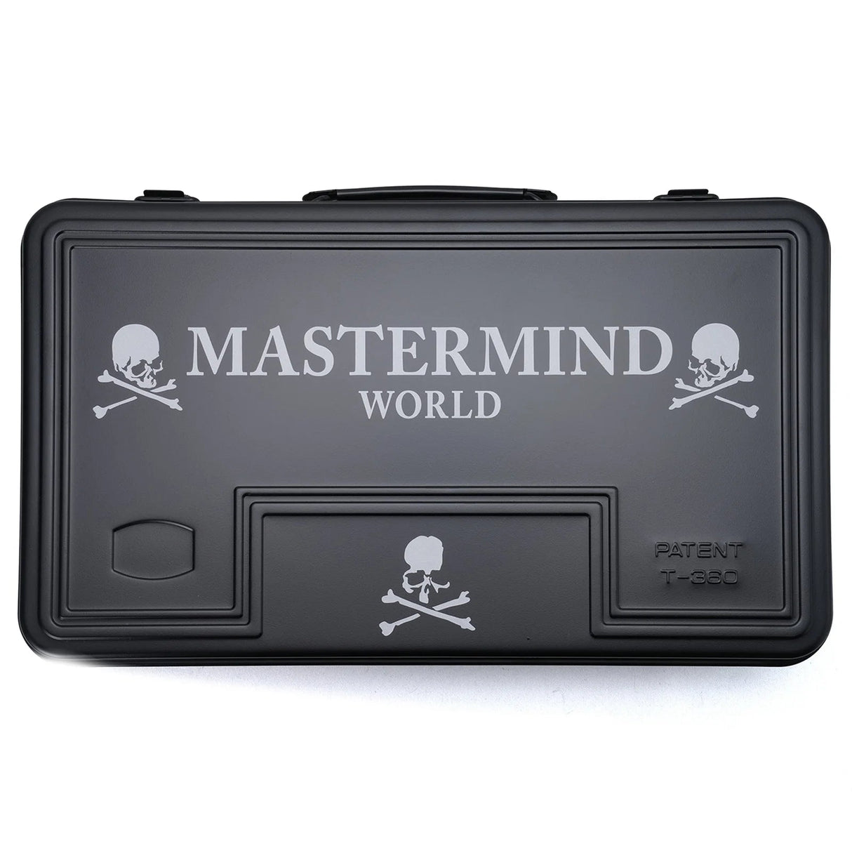 Mastermind Japan Toyo Steel Box T-360 large accessory with sleek metal design and secure latch for storage and organization.