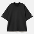 Mastermind Japan X Moonrakers back skull graphic boxy fit T-shirt, black apparel with bold skull design, casual streetwear style
