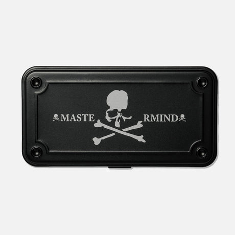 Mastermind Japan Mastermind X Toyo Steel Box T-192 medium-sized accessory with sleek metal design and secure closure.