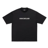 Balenciaga Mirror Logo Medium Fit Tee Black BAL BAL - originalfook singapore