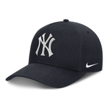 HUMAN MADE KAWS X Nike Club structured A-frame New York Yankees navy snapback cap with logo embroidery and adjustable strap