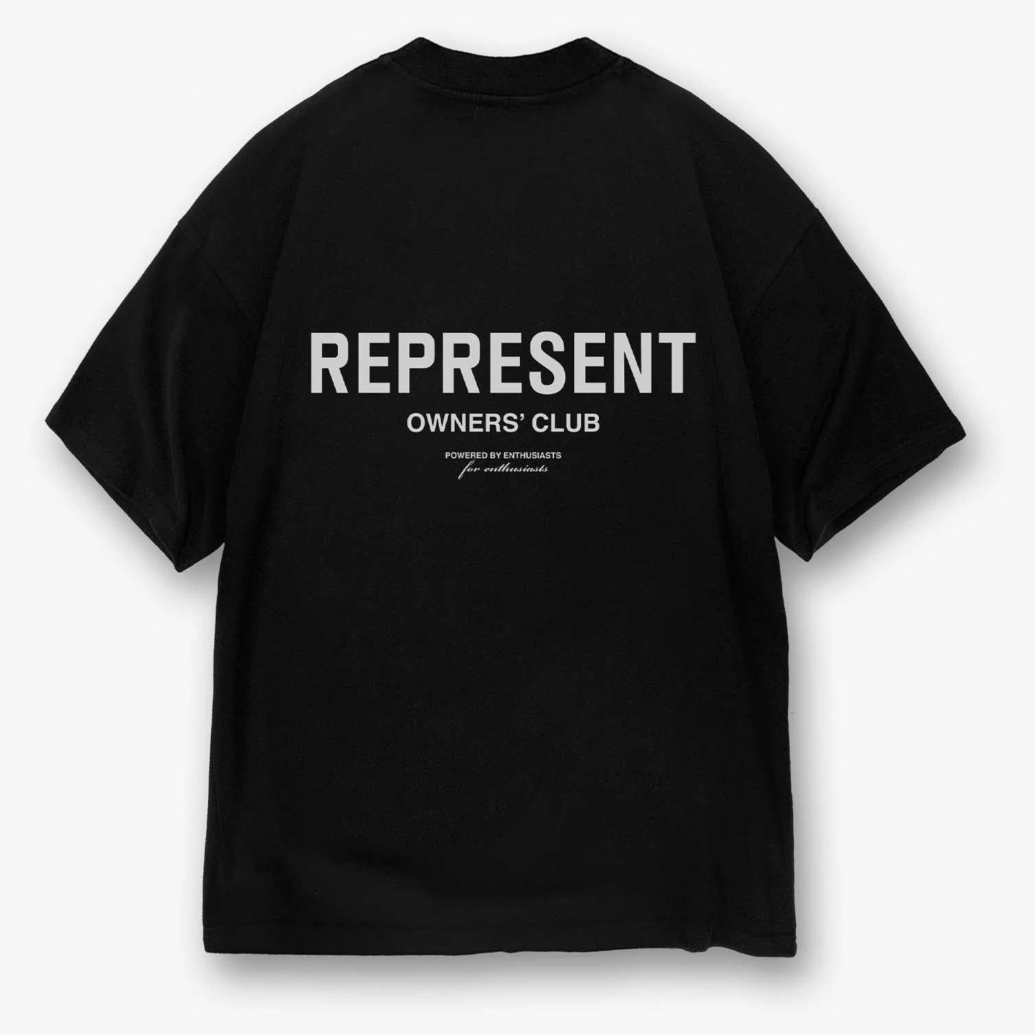 Represent Logog Represent Owners Club Logo Tee Black | ORIGINALFOOK