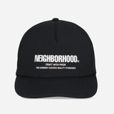 Neighborhood Bar Logo Trucker Cap Black