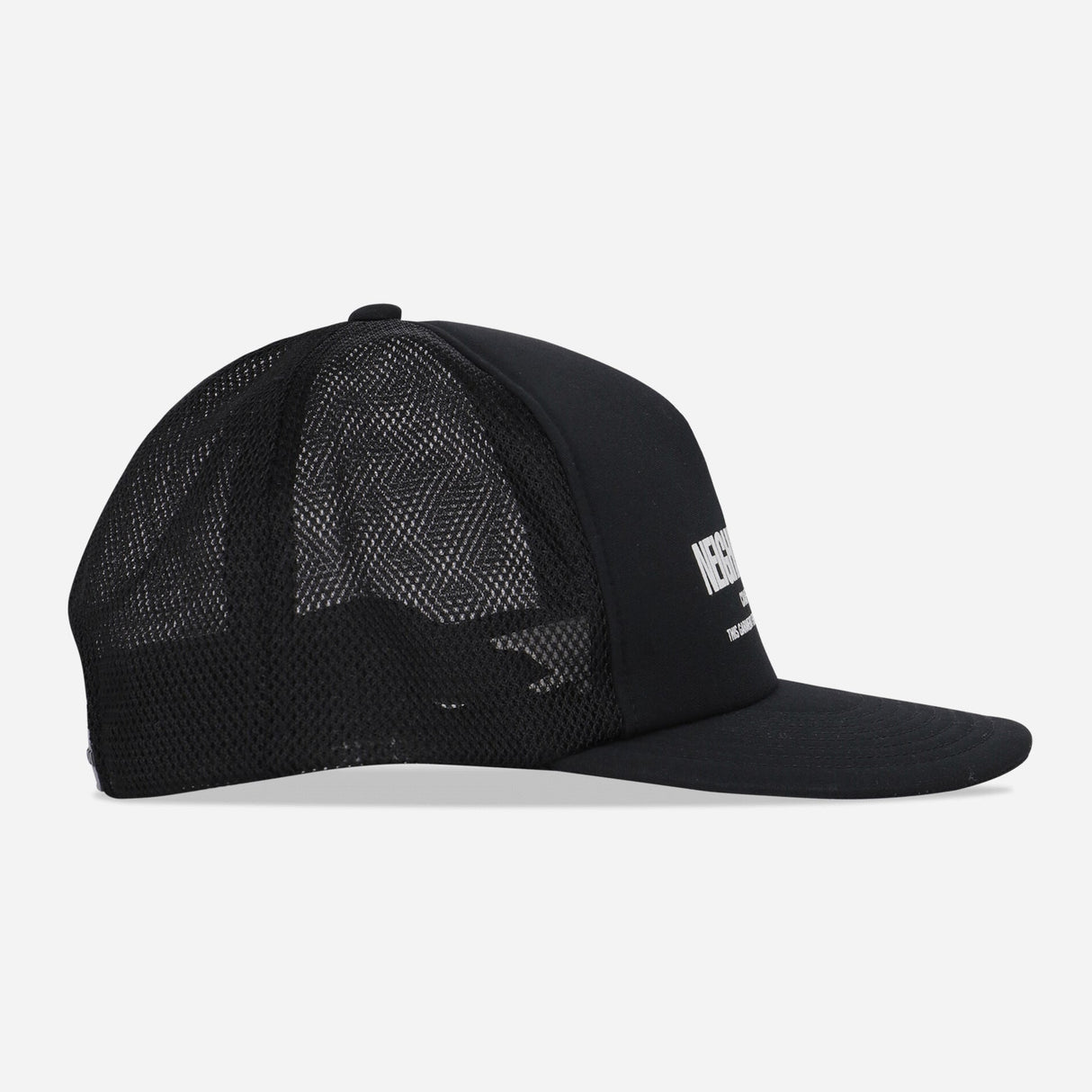 Neighborhood Bar Logo Trucker Cap Black