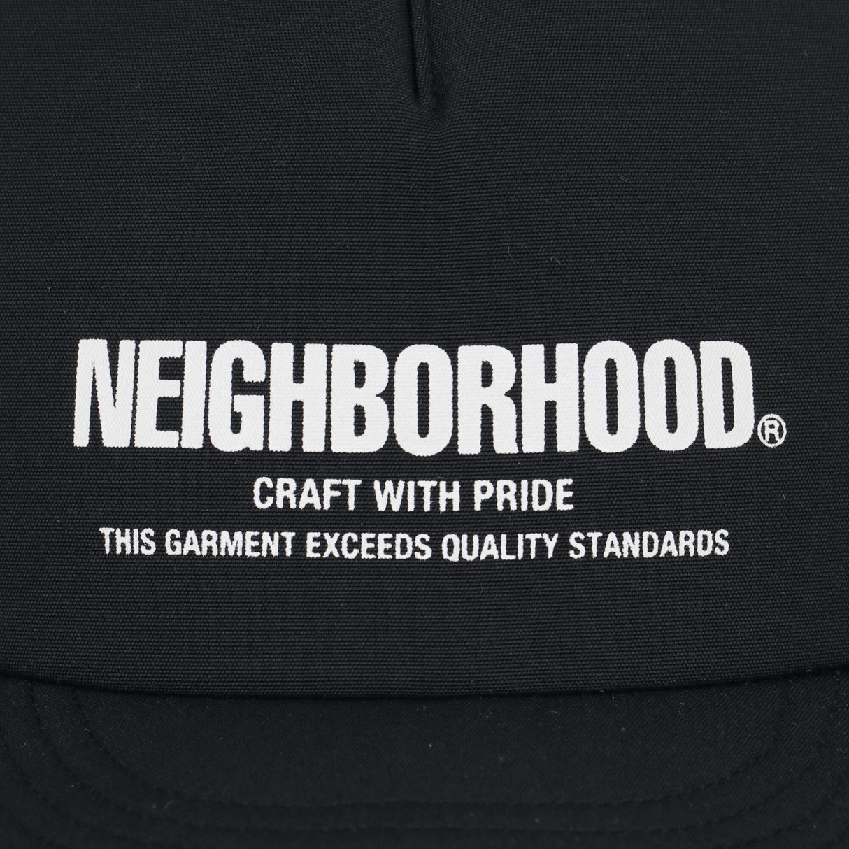 Neighborhood Bar Logo Trucker Cap Black