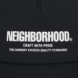 Neighborhood Bar Logo Trucker Cap Black