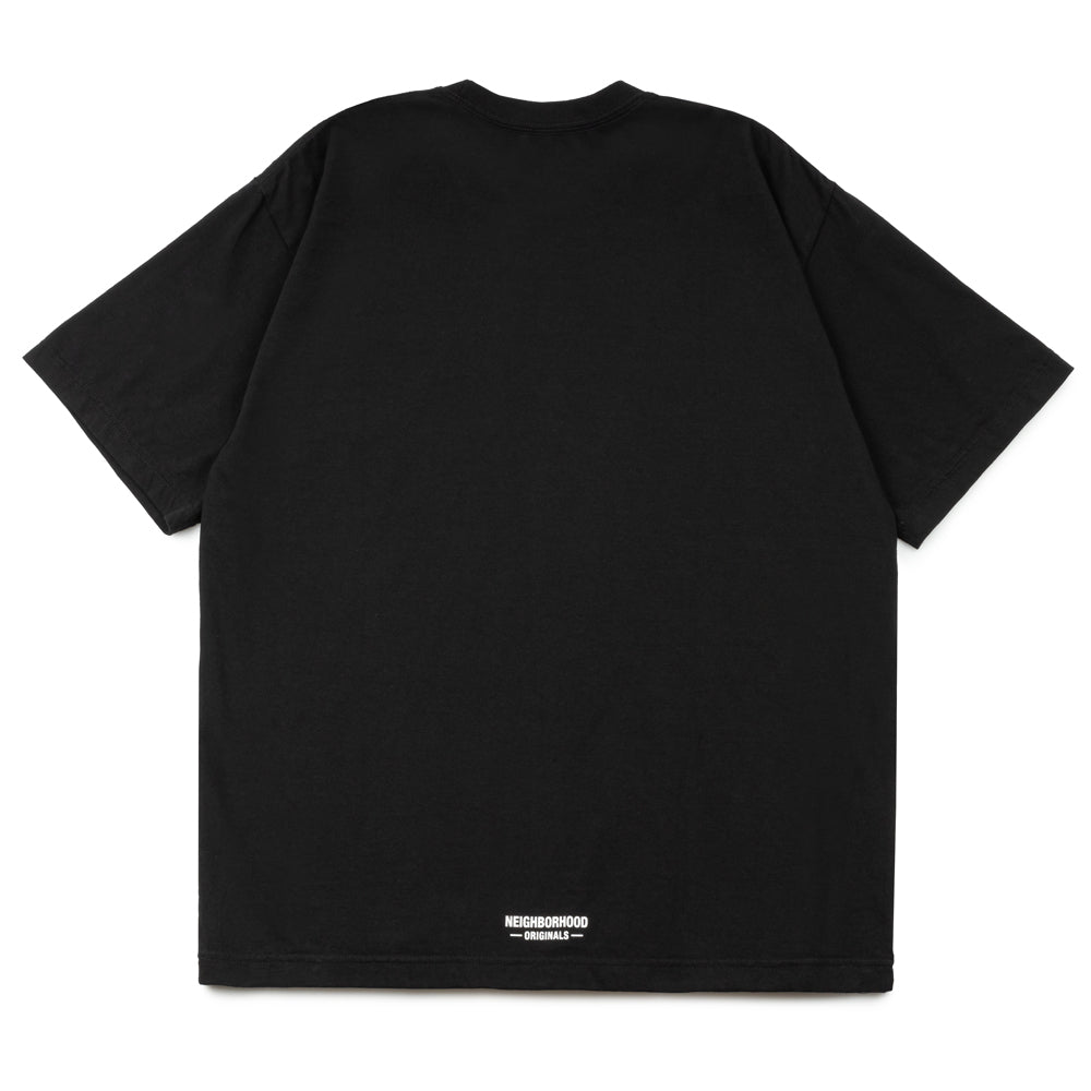 Neighborhood NH-1 SS Tee Black NEIGHBORHOOD NEIGHBORHOOD - originalfook singapore