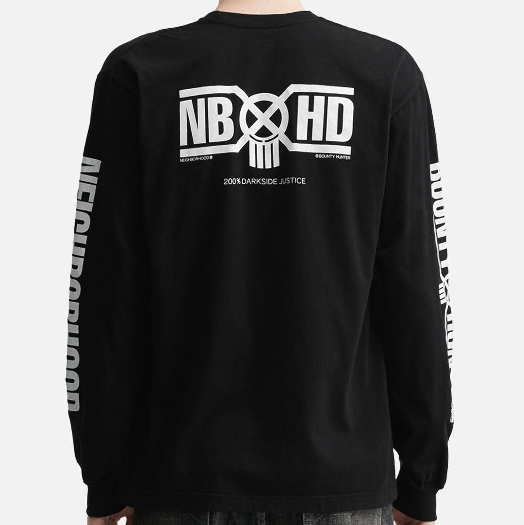 Neighborhood X Bounty Hunter Black Long Sleeve Tee
