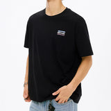 Black Boneless Gradient B Logo Tee, casual apparel with a stylish logo design, displayed on a plain background.