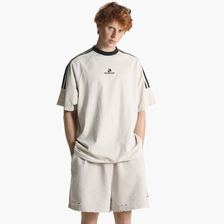 MasonPrince Retro Striped Tee Quartz - ORIGINALFOOK