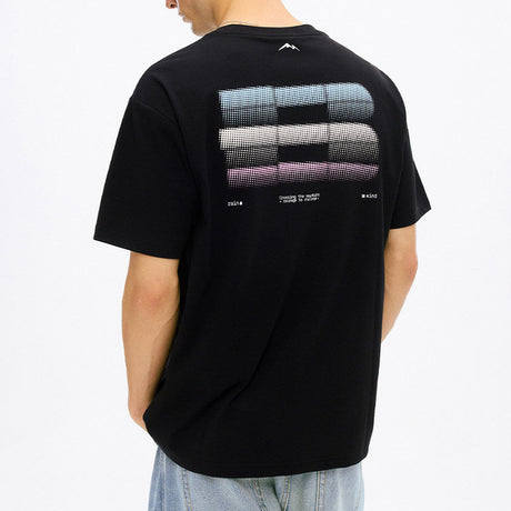 Black Boneless Gradient B Logo Tee, casual apparel with a stylish BONELESS graphic on the front.