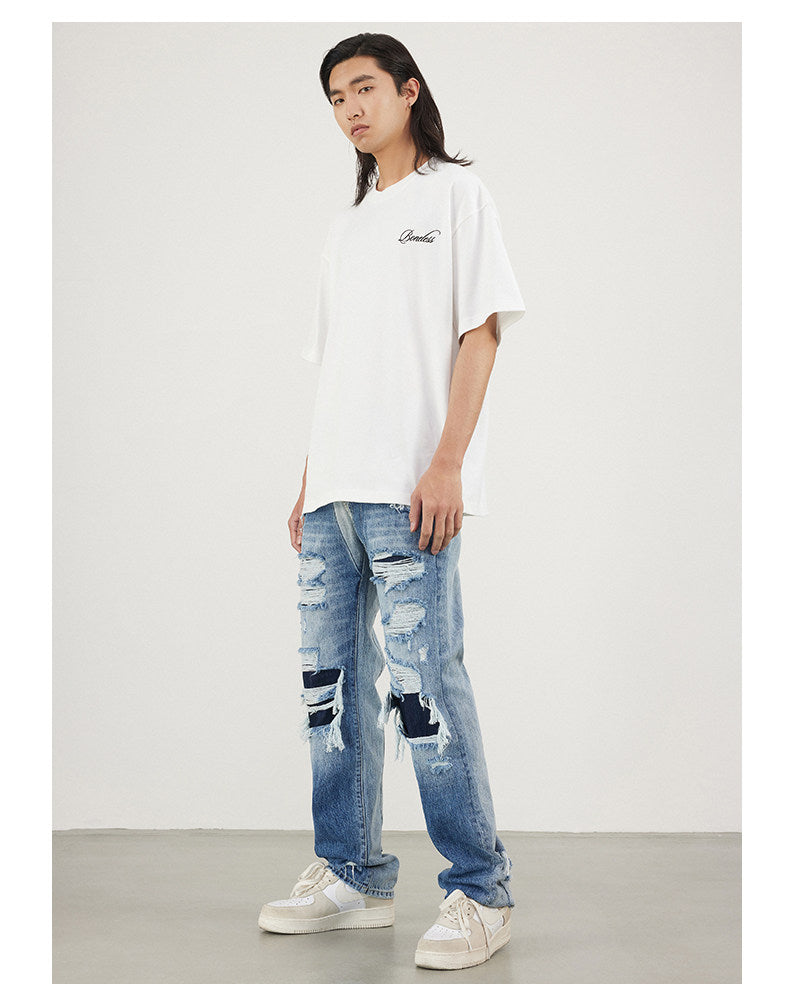 Boneless Coordinate Tee White - ORIGINALFOOK