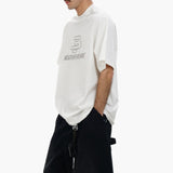 MasonPrince Outline Logo Tee White - ORIGINALFOOK