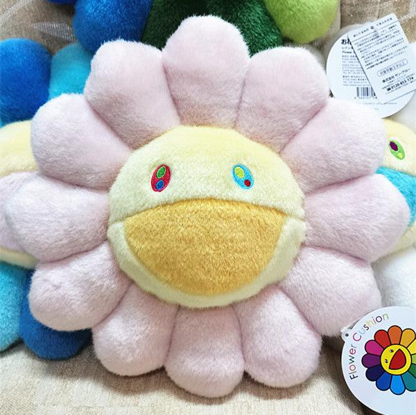 Takashi Murakami Kaikai Kiki Flower Plush Cushion Light Pink (30cm) TAKASHI MURAKAMI TAKASHI MURAKAMI - originalfook singapore