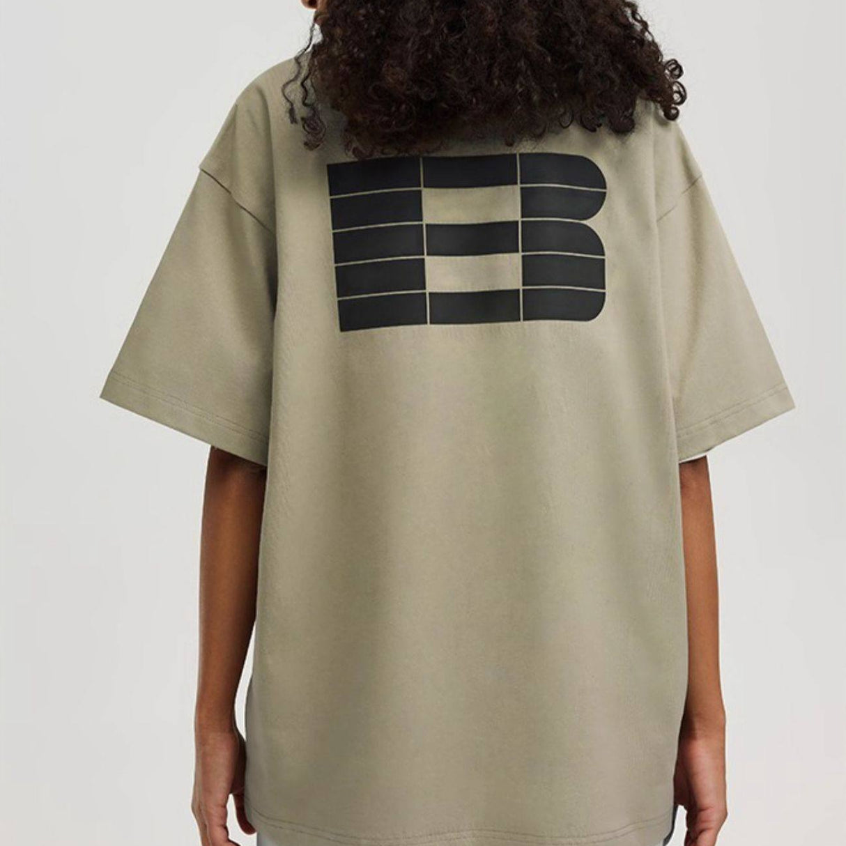 Boneless B Foam Logo Tee Khaki Brown - ORIGINALFOOK