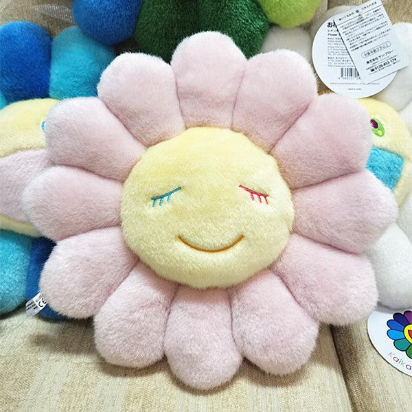 Takashi Murakami Kaikai Kiki Flower Plush Cushion Light Pink (30cm) TAKASHI MURAKAMI TAKASHI MURAKAMI - originalfook singapore