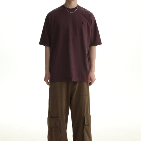 MASONPRINCE Box Logo Tee Dark Violet