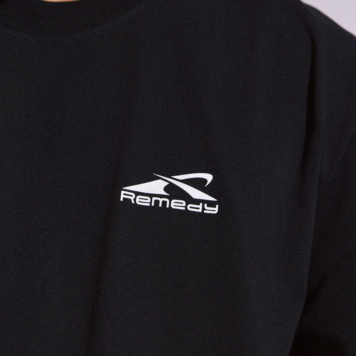 Remedy Visual Logo Tee Black