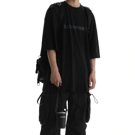 MASONPRINCE Lightweight Logo Tee Black MASONPRINCE MASONPRINCE - originalfook singapore