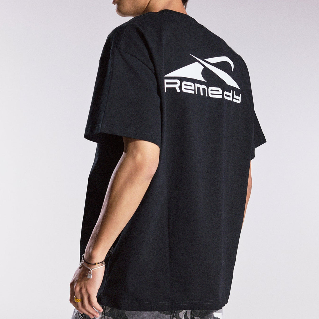 Remedy Visual Logo Tee Black