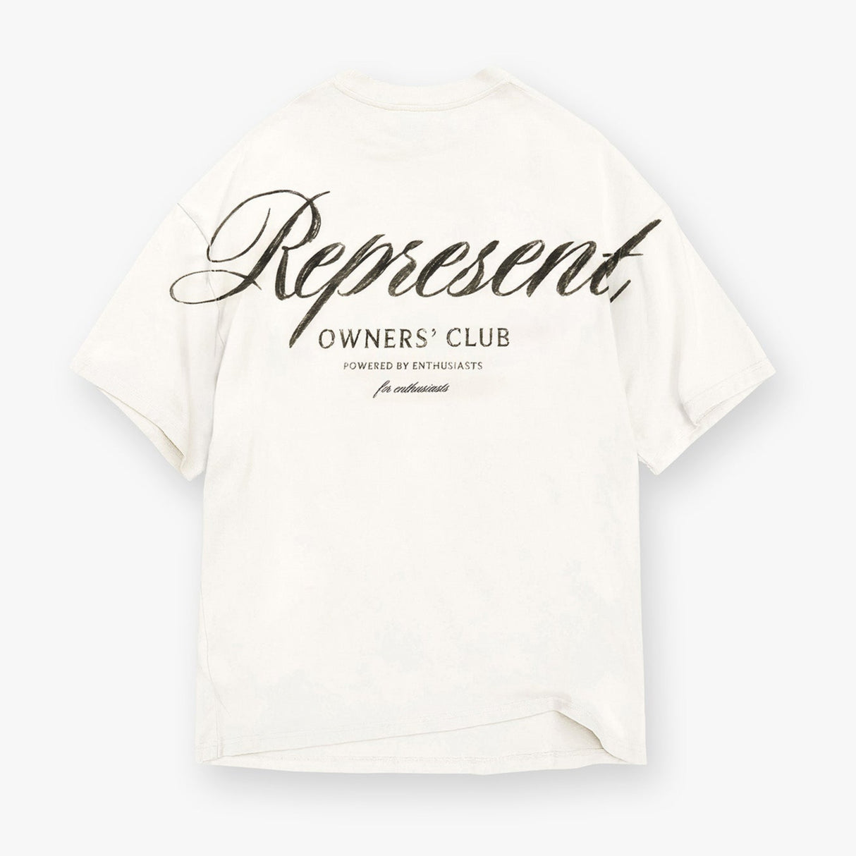 Represent Owners Club Script Tee White REPRESENT REPRESENT - originalfook singapore