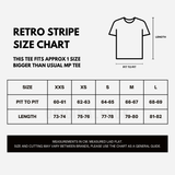 MasonPrince Retro Striped Tee in black, casual men's apparel featuring bold horizontal stripes and a comfortable fit.
