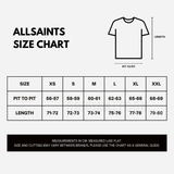 AllSaints Underground Logo Tee Ashen Dakota - ORIGINALFOOK