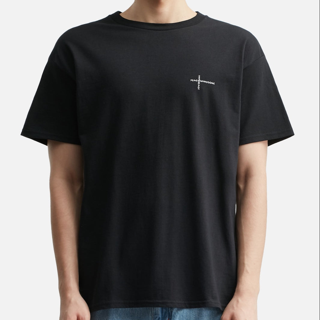 PEACEMINUSONE X HB 20th Anniversary Tee Black - ORIGINALFOOK