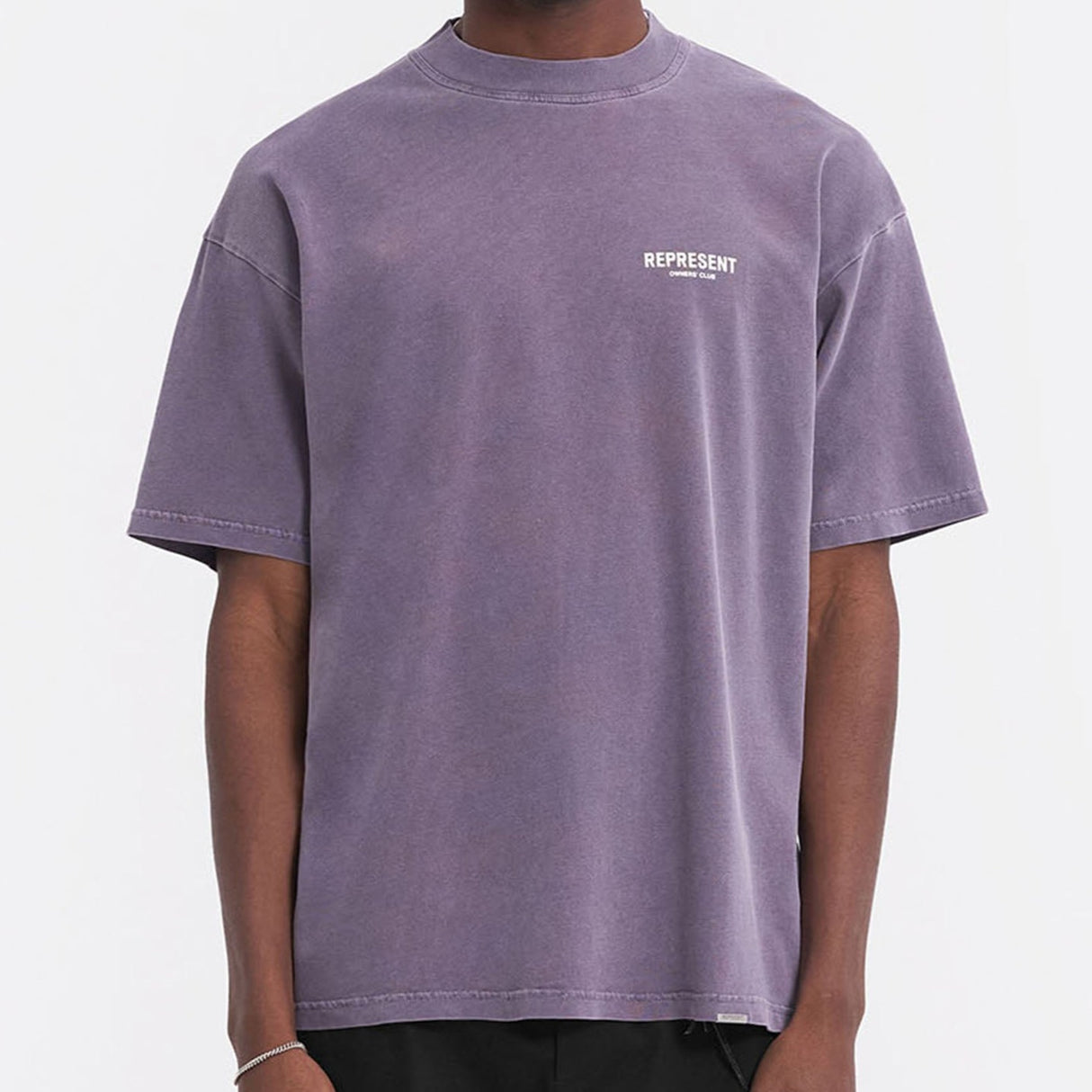 Represent Owners Club Logo Tee Vintage Violet REPRESENT REPRESENT - originalfook singapore