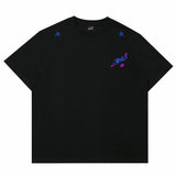 Rickyisclown Neon Graffiti Embossed Black Tee R37250210M (B10)