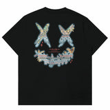Rickyisclown Sky Tribal Embossed Black Tee R37250210B (G10)
