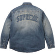 Supreme Shearling Lined Denim Work Shirt - ORIGINALFOOK