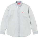 Supreme Small Box Logo Denim Shirt Light Indigo