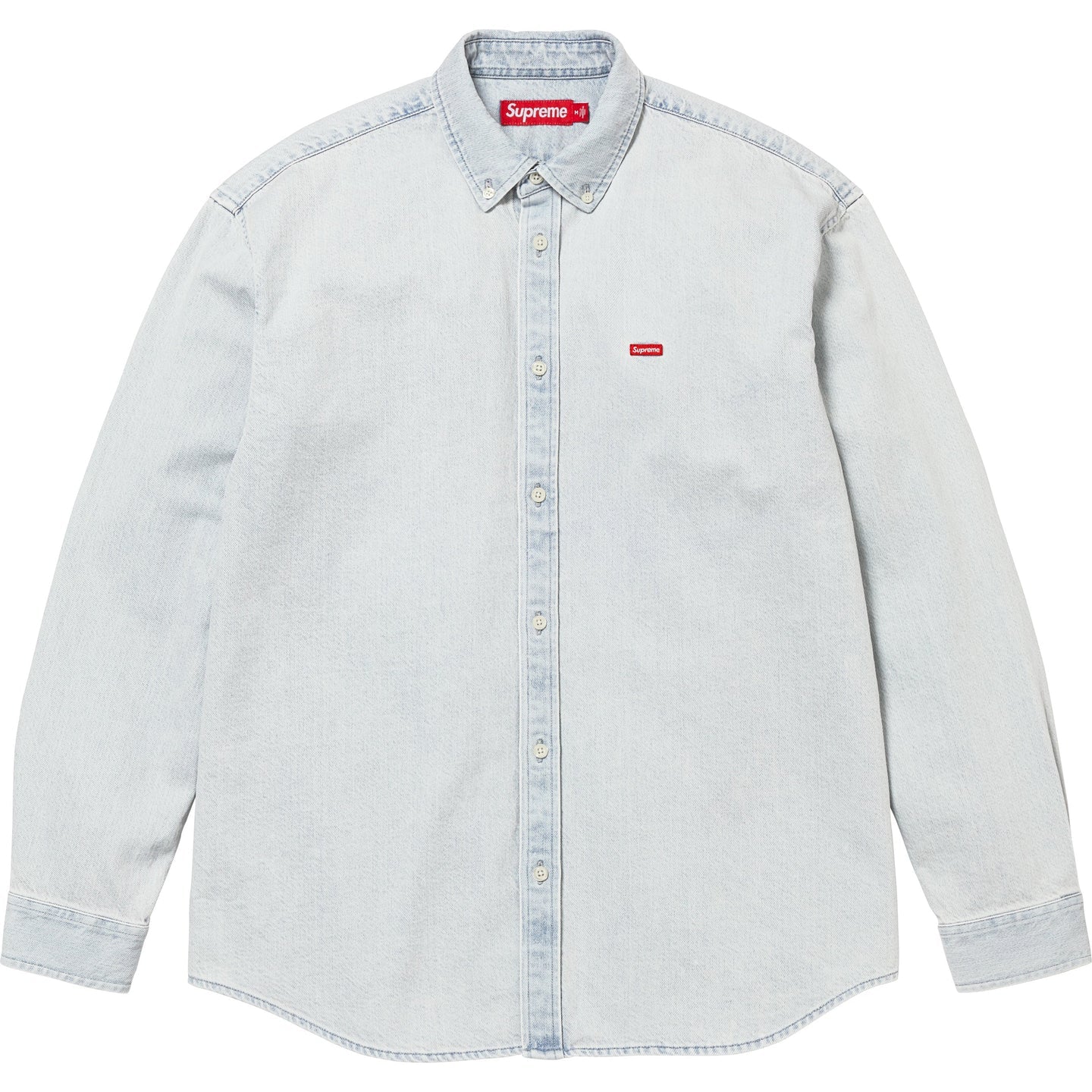 Buy Supreme Small Box Logo Denim Shirt Light Indigo online in