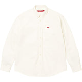 Supreme Small Box Logo Denim Shirt White