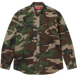 Supreme Small Box Logo Denim Shirt Camo