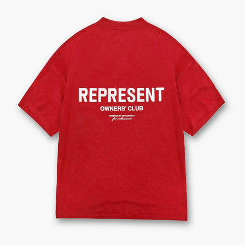 Represent Owners Club Logo Tee Red