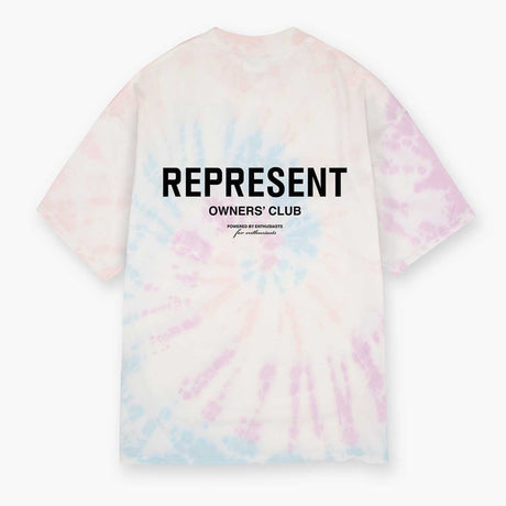 Represent Owners Club Logo Tee Tie Dye REPRESENT REPRESENT - originalfook singapore