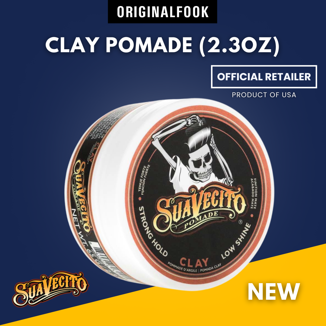 Suavecito Strong Hold Clay Pomade 65ml - ORIGINALFOOK