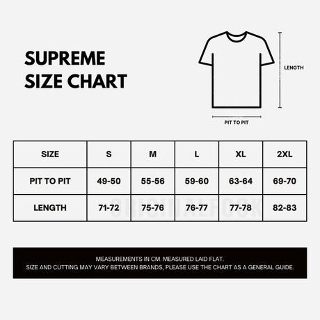 Supreme Intarsia Logo Tee Black